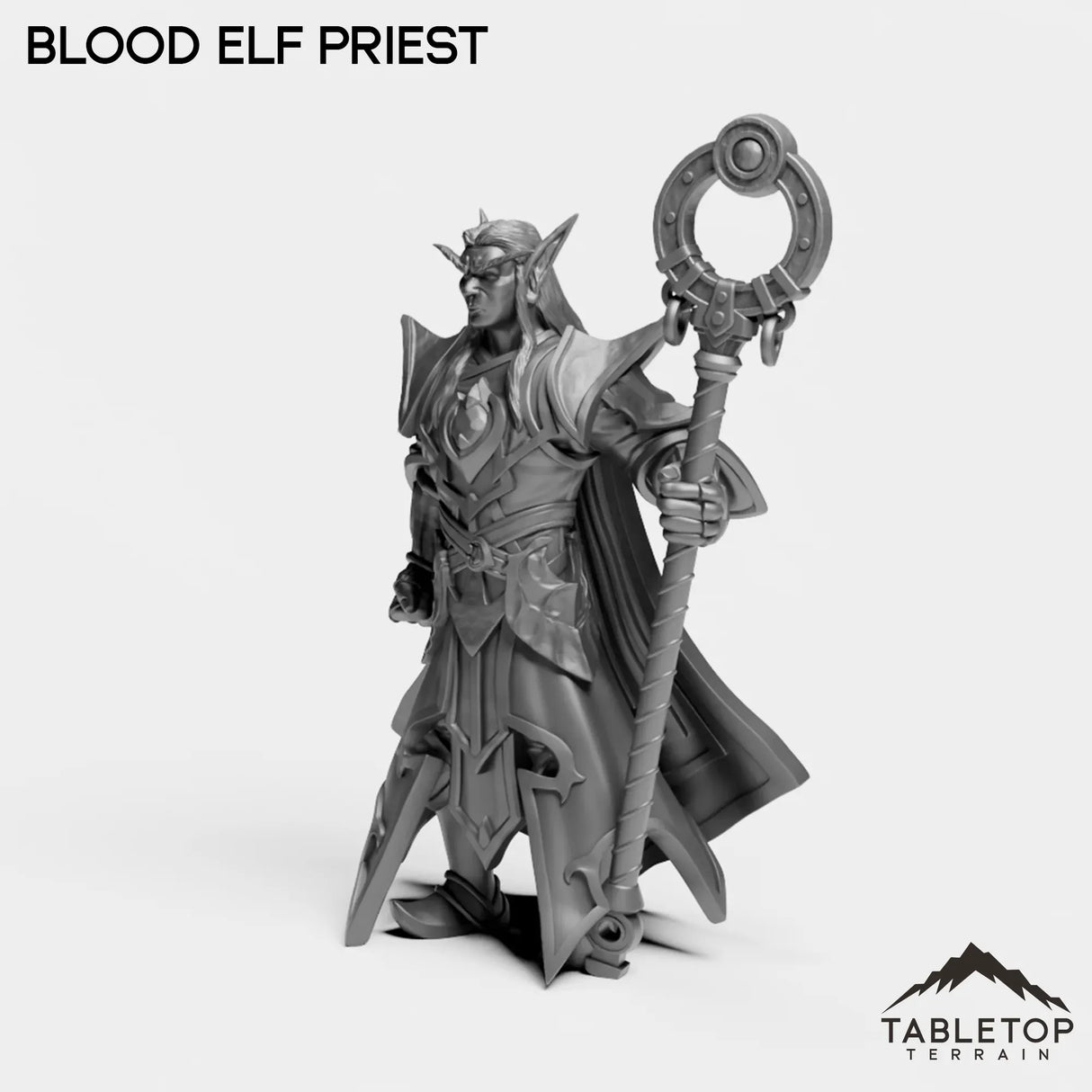 Tabletop Terrain Miniature Blood Elf Priest