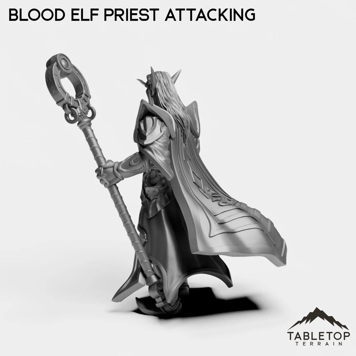 Tabletop Terrain Miniature Blood Elf Priest