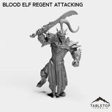 Tabletop Terrain Miniature Blood Elf Regent Attacking Blood Elf Regent