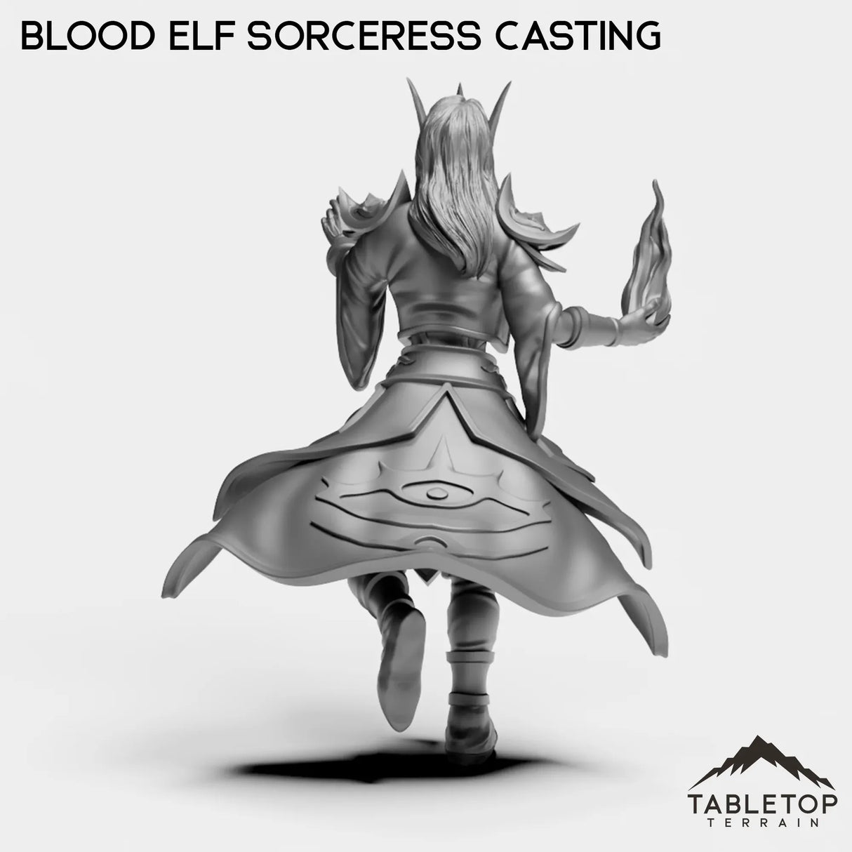 Tabletop Terrain Miniature Blood Elf Sorceress