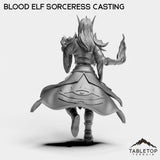 Tabletop Terrain Miniature Blood Elf Sorceress