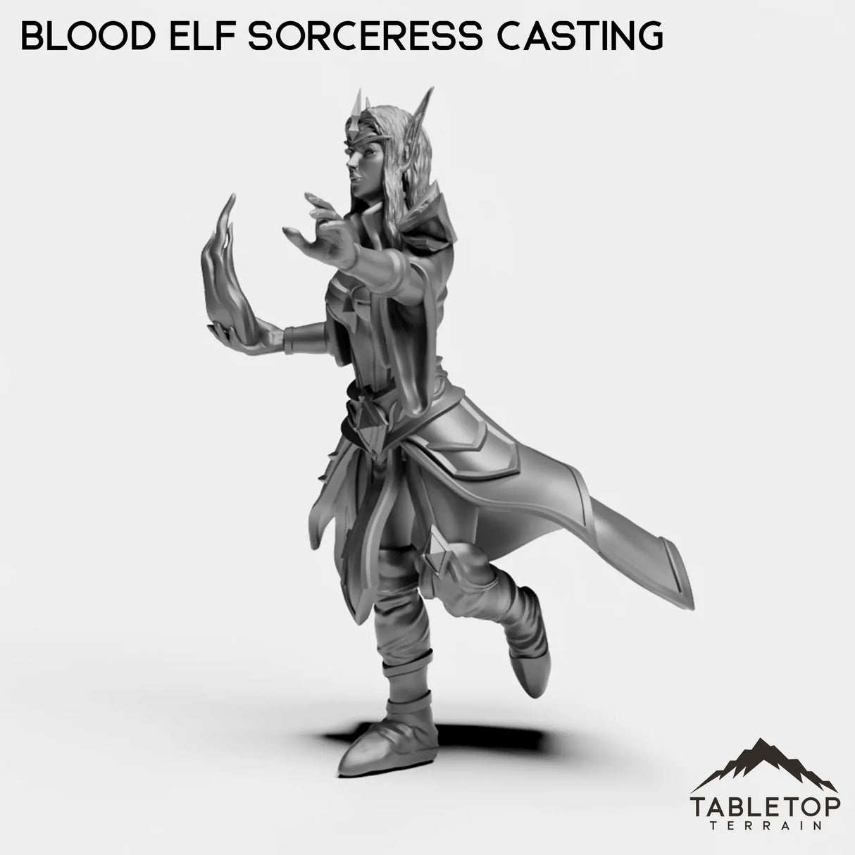Tabletop Terrain Miniature Blood Elf Sorceress