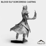 Tabletop Terrain Miniature Blood Elf Sorceress
