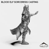 Tabletop Terrain Miniature Blood Elf Sorceress