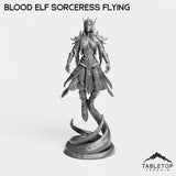 Tabletop Terrain Miniature Blood Elf Sorceress Flying Blood Elf Sorceress