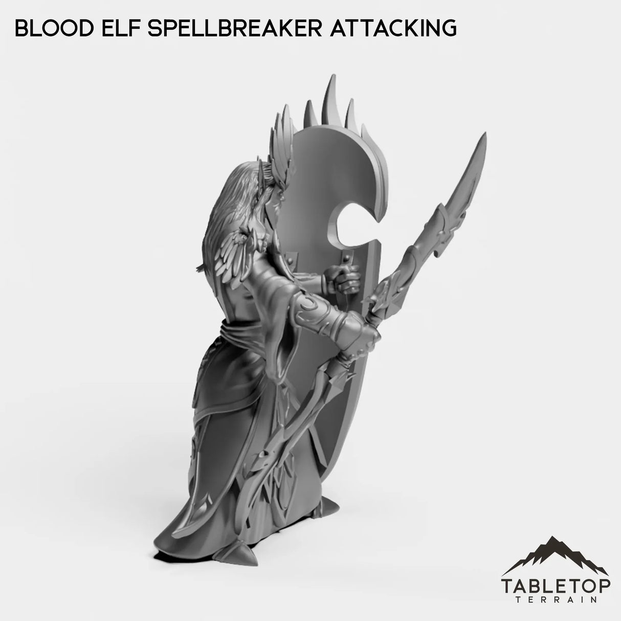 Tabletop Terrain Miniature Blood Elf Spellbreaker