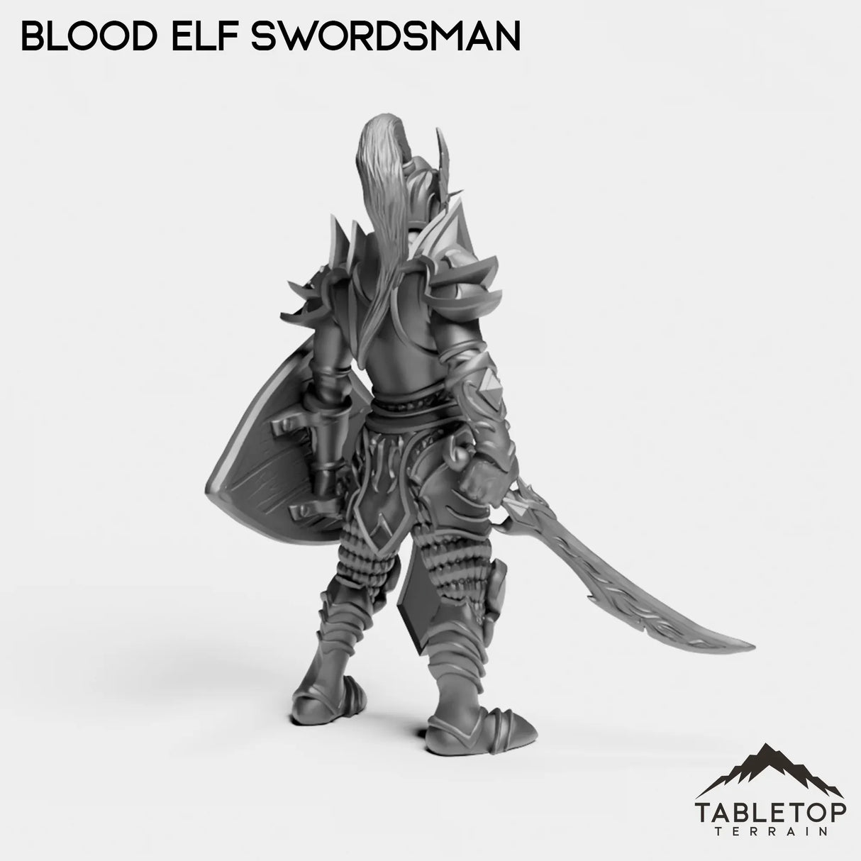 Tabletop Terrain Miniature Blood Elf Swordsman