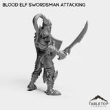Tabletop Terrain Miniature Blood Elf Swordsman