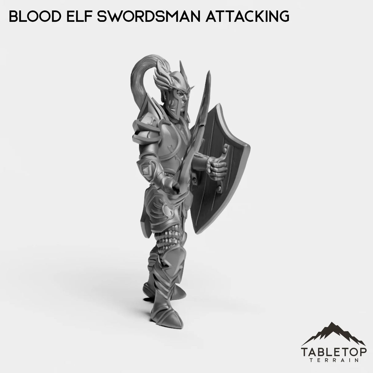 Tabletop Terrain Miniature Blood Elf Swordsman