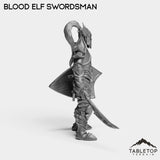 Tabletop Terrain Miniature Blood Elf Swordsman