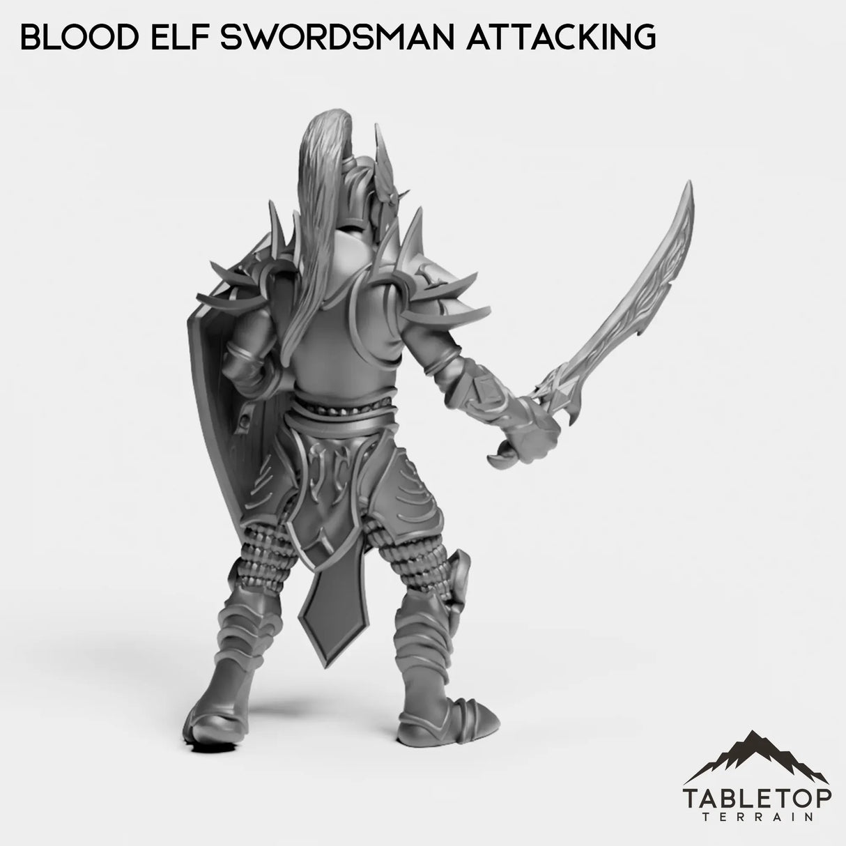 Tabletop Terrain Miniature Blood Elf Swordsman