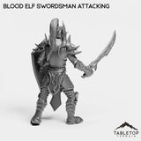 Tabletop Terrain Miniature Blood Elf Swordsman