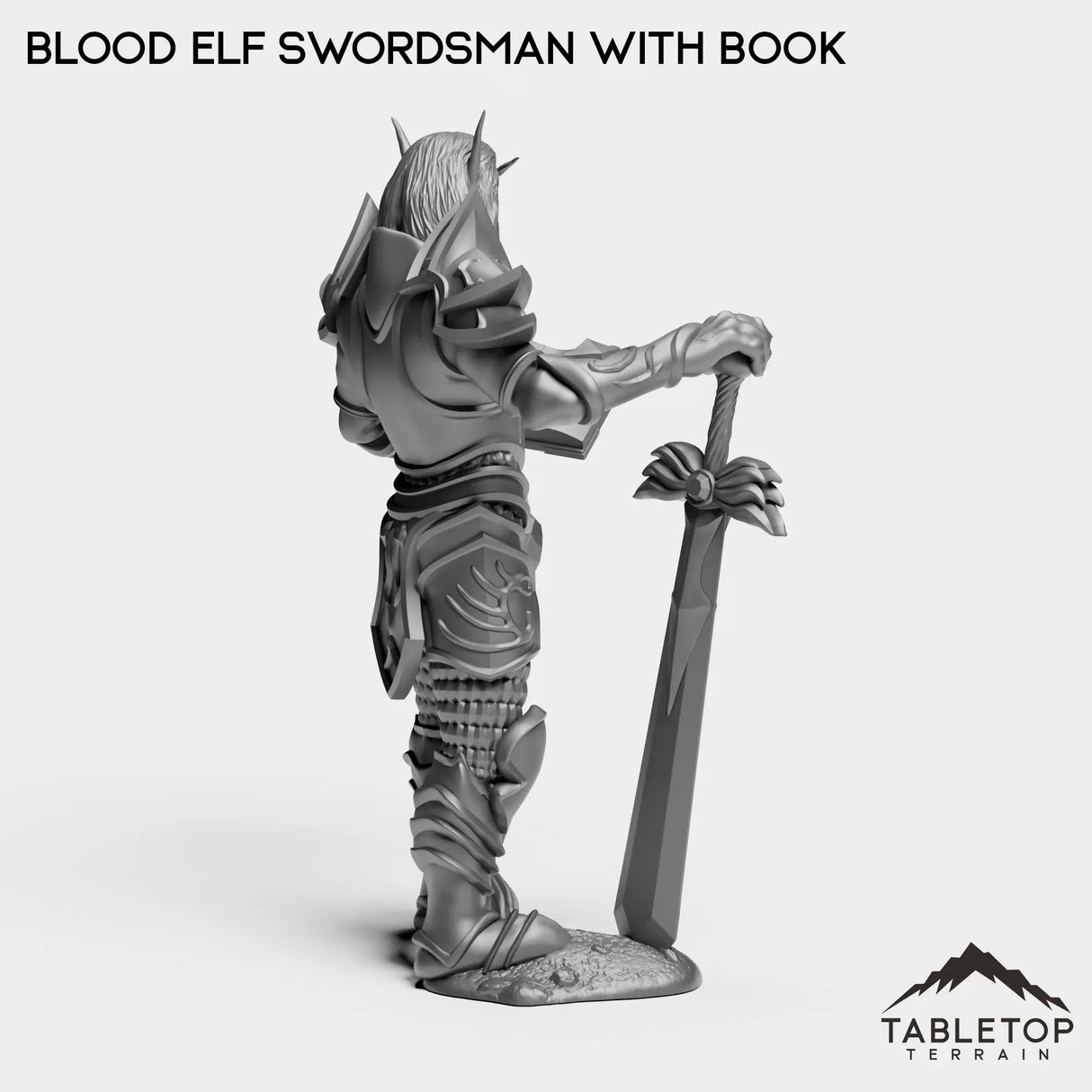 Tabletop Terrain Miniature Blood Elf Swordsman