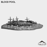 Tabletop Terrain Miniature Blood Pool - Grimdark Terrain