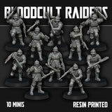 Tabletop Terrain Miniature Bloodcult Raiders