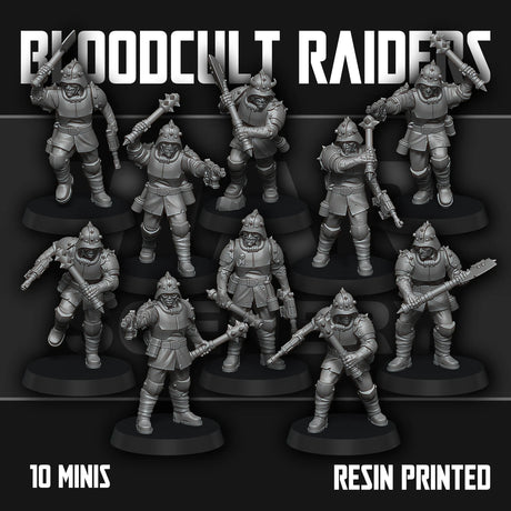 Tabletop Terrain Miniature Bloodcult Raiders