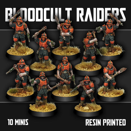 Tabletop Terrain Miniature Bloodcult Raiders