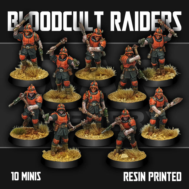 Tabletop Terrain Miniature Bloodcult Raiders