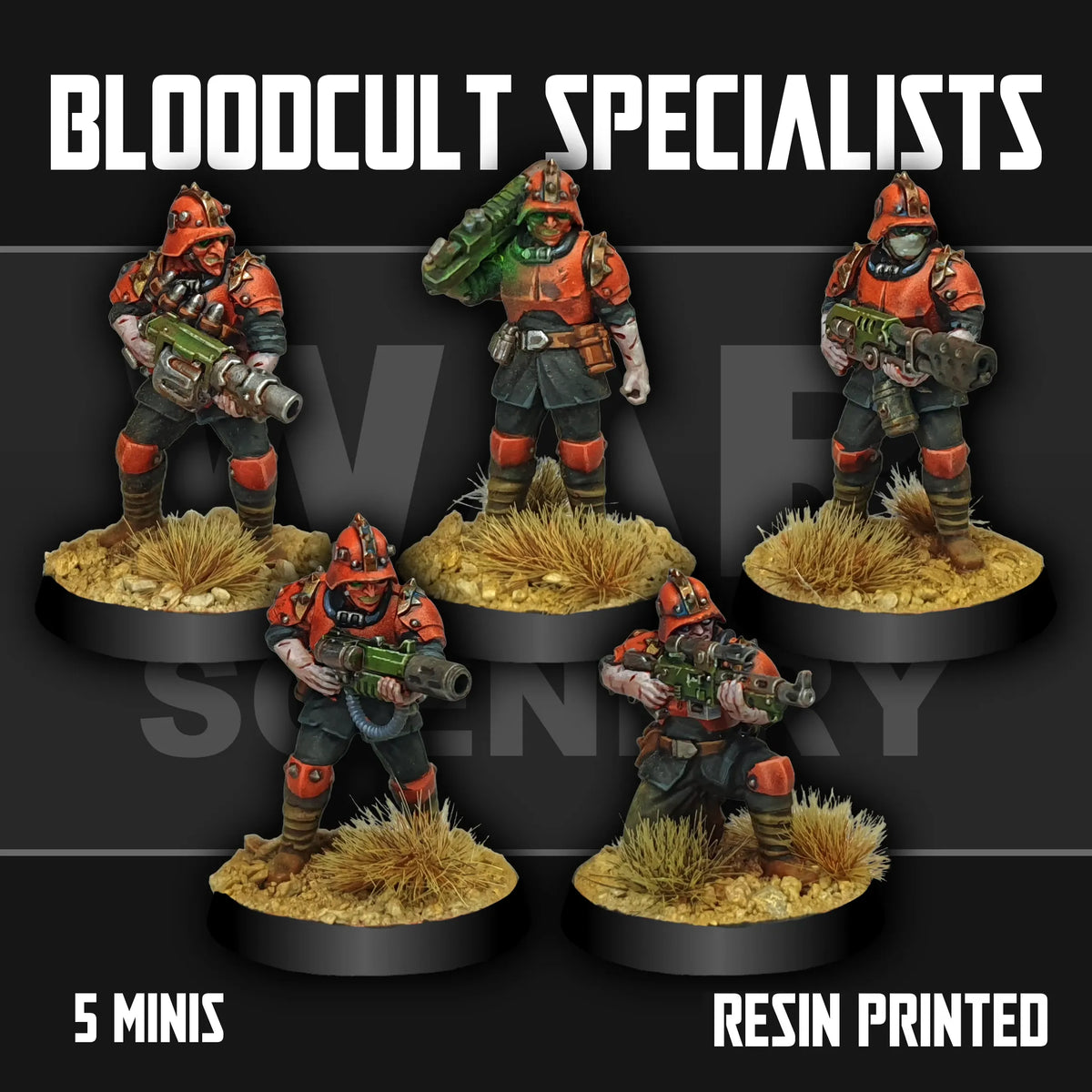 Tabletop Terrain Miniature Bloodcult Specialists