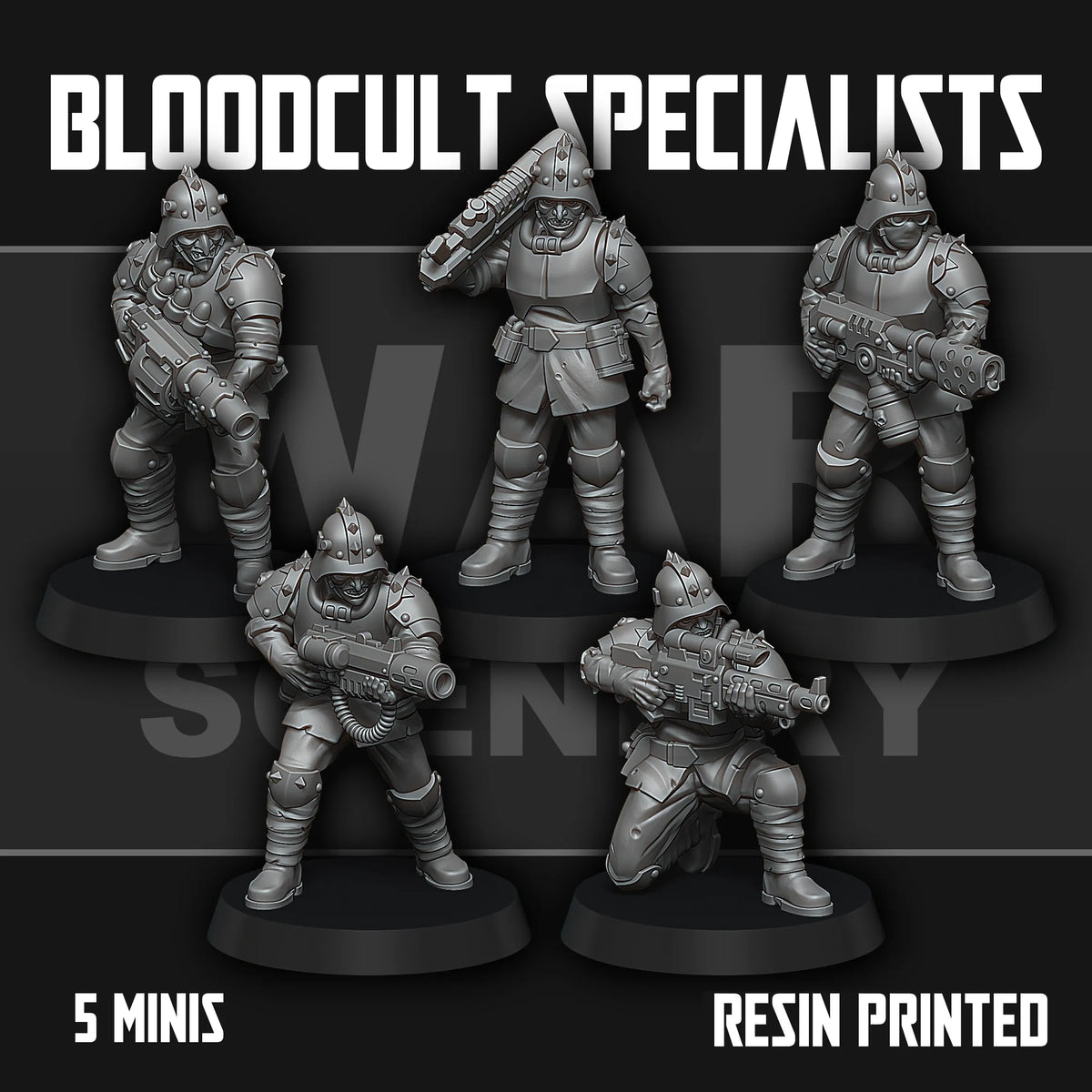 Tabletop Terrain Miniature Bloodcult Specialists