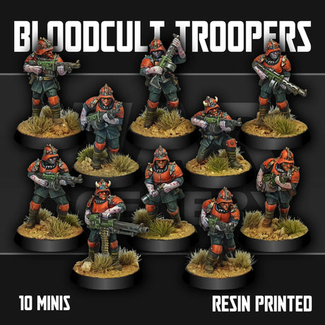Tabletop Terrain Miniature Bloodcult Stormtroopers