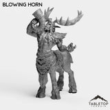 Tabletop Terrain Miniature Blowing Horn Night Demigod