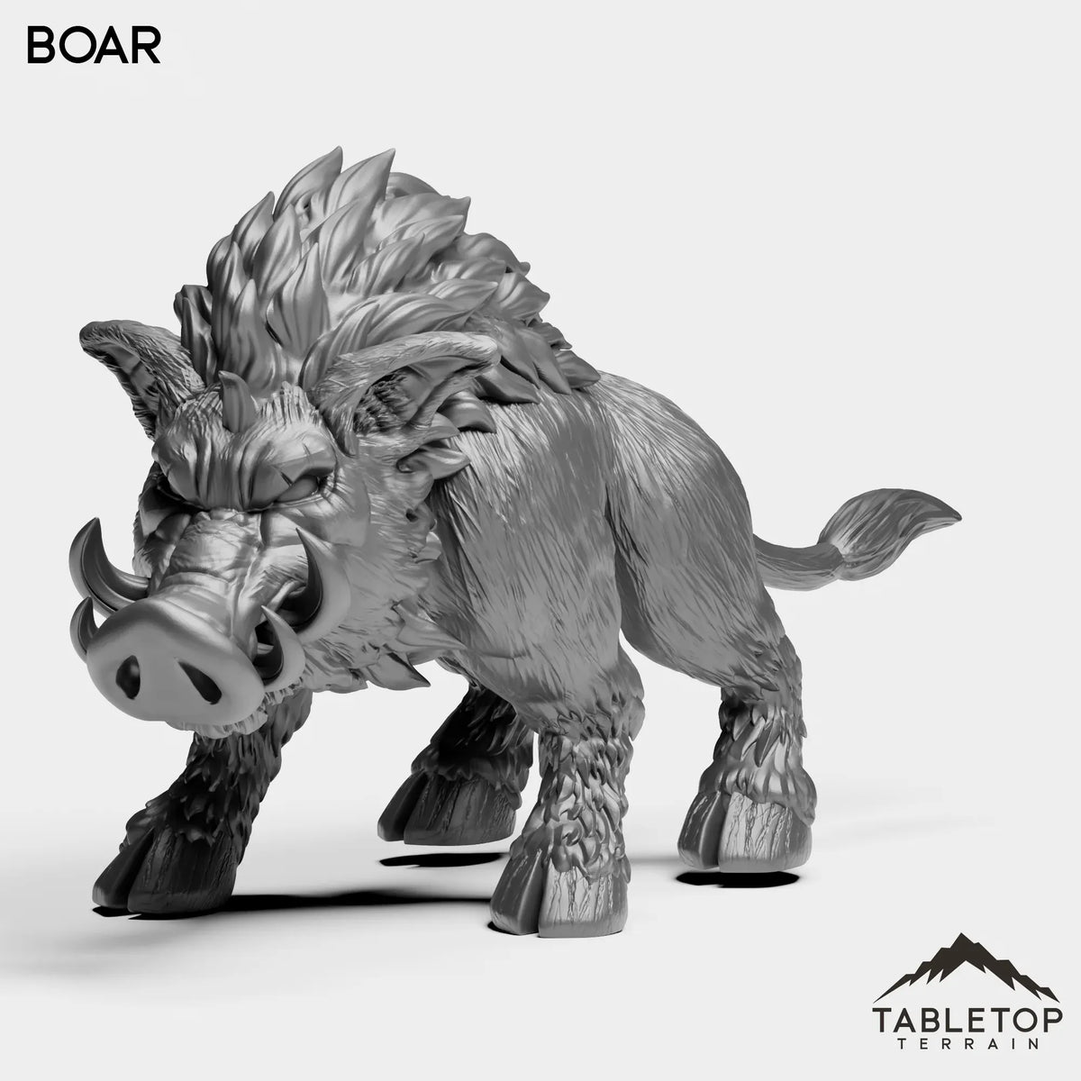 Tabletop Terrain Miniature Boar Boars