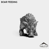 Tabletop Terrain Miniature Boars