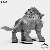Tabletop Terrain Miniature Boars