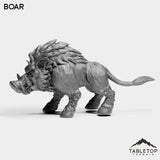 Tabletop Terrain Miniature Boars
