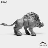Tabletop Terrain Miniature Boars