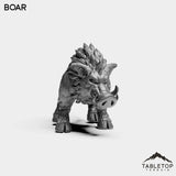 Tabletop Terrain Miniature Boars