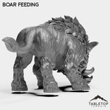 Tabletop Terrain Miniature Boars