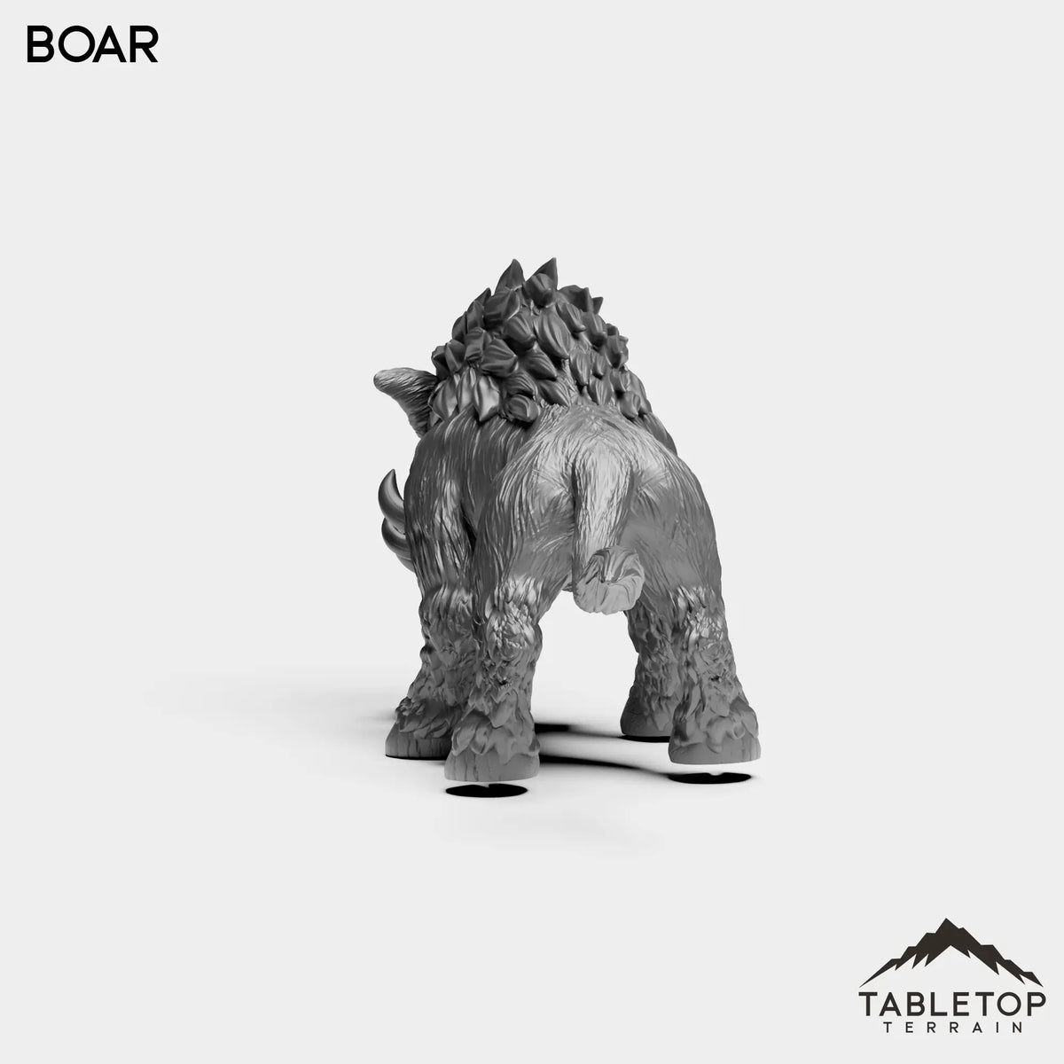 Tabletop Terrain Miniature Boars