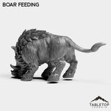 Tabletop Terrain Miniature Boars