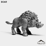 Tabletop Terrain Miniature Boars