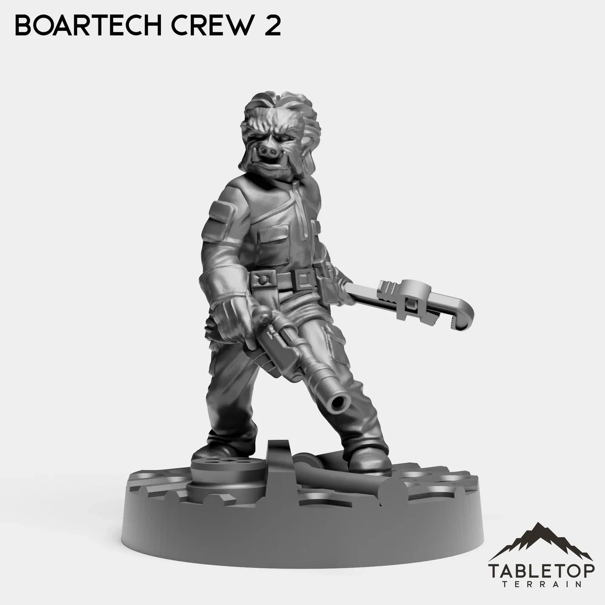 Tabletop Terrain Miniature Boartech Crew