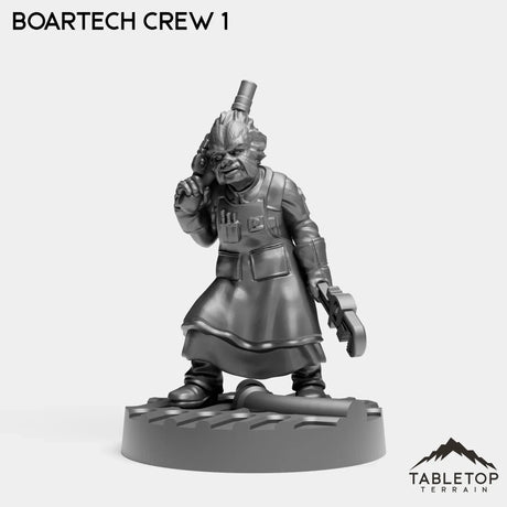 Tabletop Terrain Miniature Boartech Crew