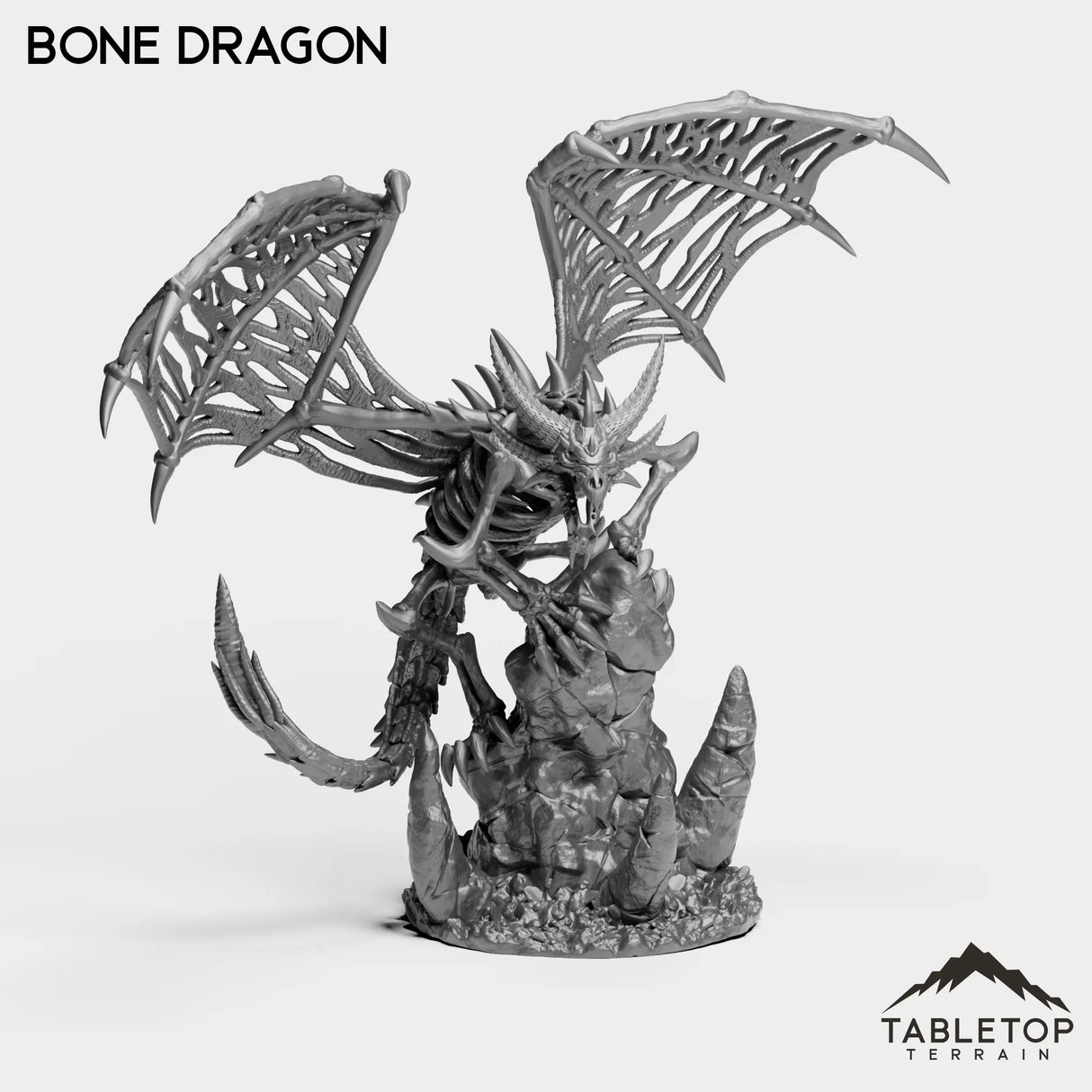 Tabletop Terrain Miniature Bone Dragon