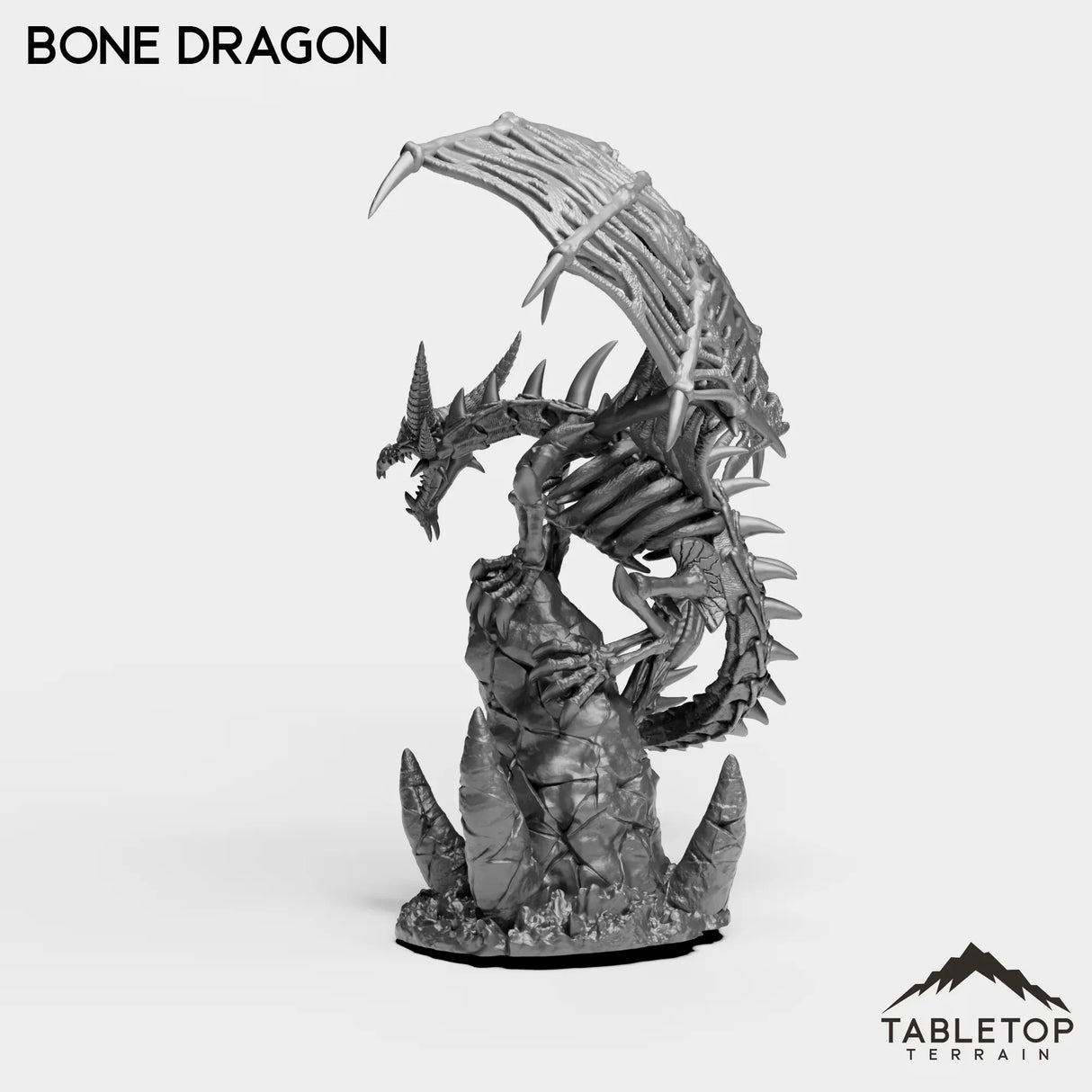 Tabletop Terrain Miniature Bone Dragon