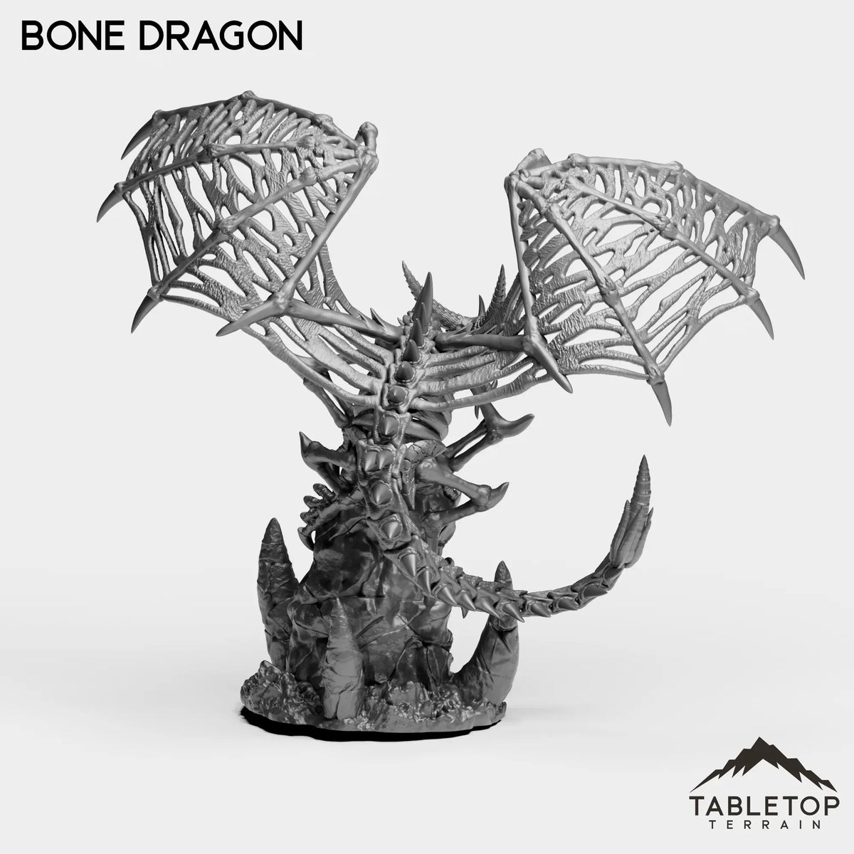 Tabletop Terrain Miniature Bone Dragon