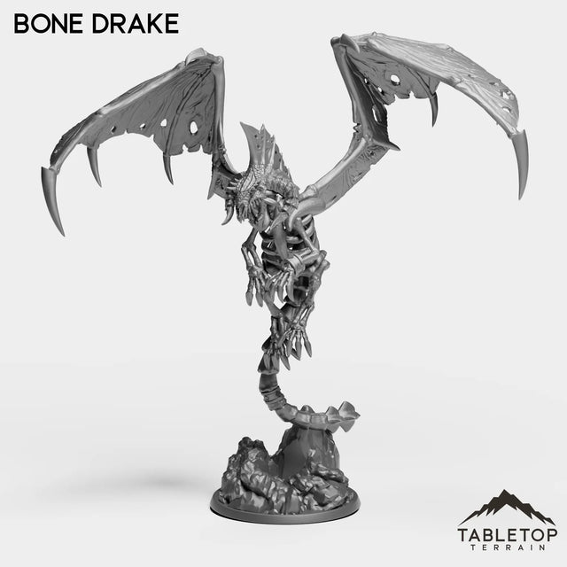 Tabletop Terrain Miniature Bone Drake