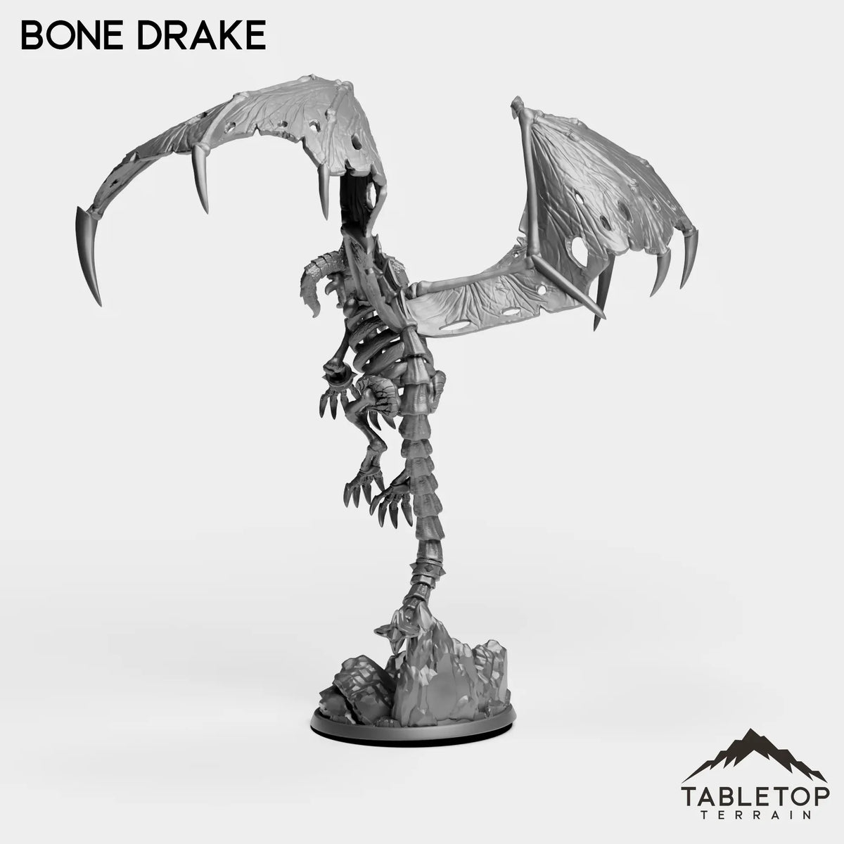 Tabletop Terrain Miniature Bone Drake