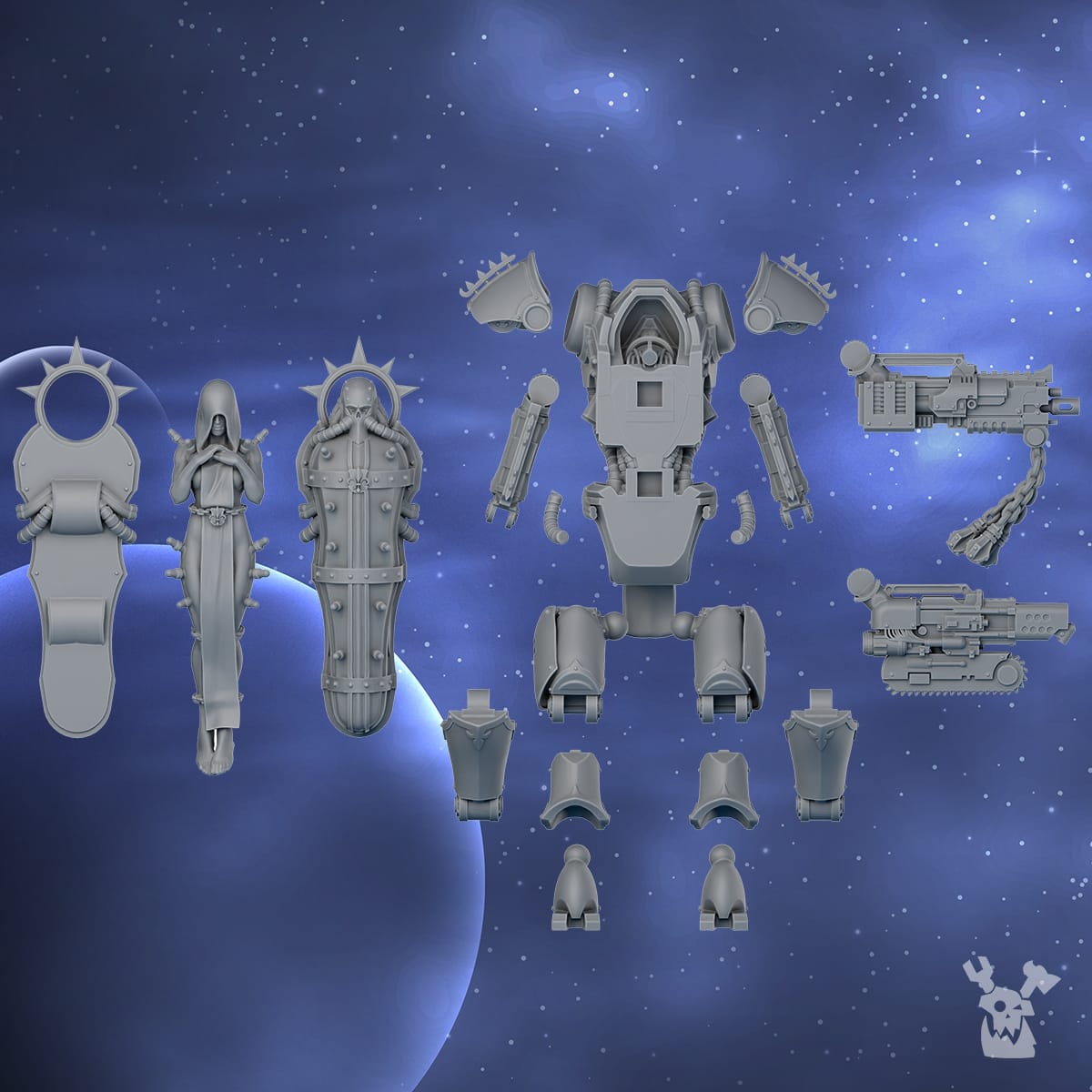 Tabletop Terrain Miniature Bonebreak Machine