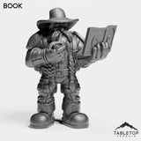 Tabletop Terrain Miniature Book Dwarf Archaeologist