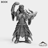 Tabletop Terrain Miniature Book Dwarf Shadow Priestess