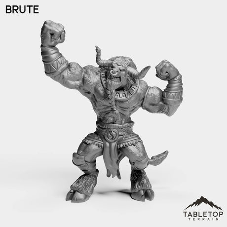 Tabletop Terrain Miniature Brute Minotaur Brute