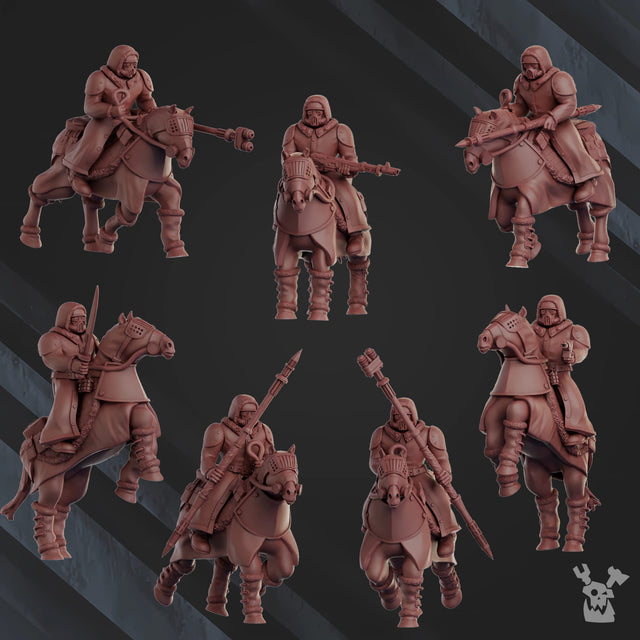 Tabletop Terrain Miniature Budyonny's Cavalry Squad