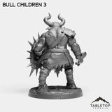Tabletop Terrain Miniature Bull Children - The Cult of Alteration