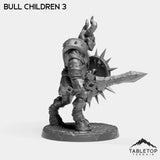 Tabletop Terrain Miniature Bull Children - The Cult of Alteration